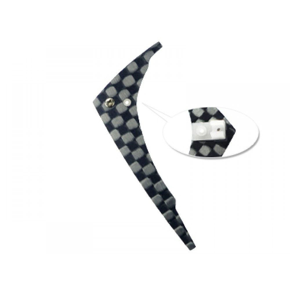 Carbon Fiber Vertical Fin set - BLADE mSR S / Nano CPX / CPS / S2 / S3