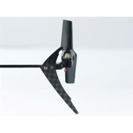 Carbon Fiber Vertical Fin set - BLADE mSR S / Nano CPX / CPS / S2 / S3