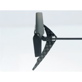 Carbon Fiber Vertical Fin set - BLADE mSR S / Nano CPX / CPS / S2 / S3