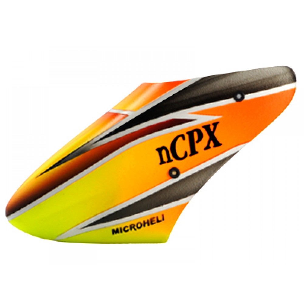 Airbrush Fiberglass Black Carnage Canopy - BLADE NANO CPX / S2 / S3