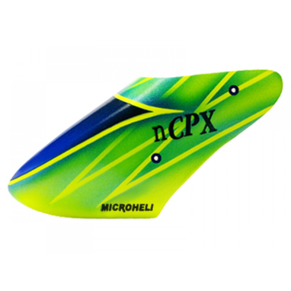Airbrush Fiberglass Green Poison Canopy - BLADE NANO CPX / S2 / S3