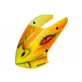 Airbrush Fiberglass Yellow Dragon Canopy - BLADE NANO CPX