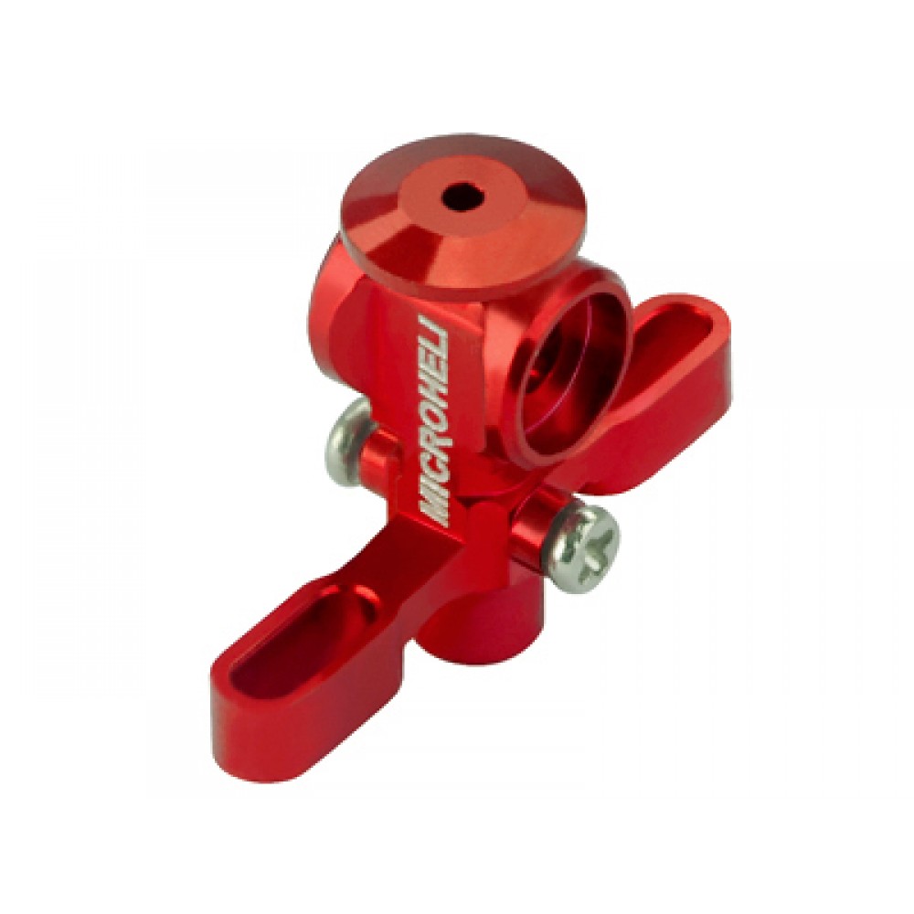 Aluminum Main Rotor Hub w/ Button (RED) - BLADE NANO CPX / CPS / S2 / S3