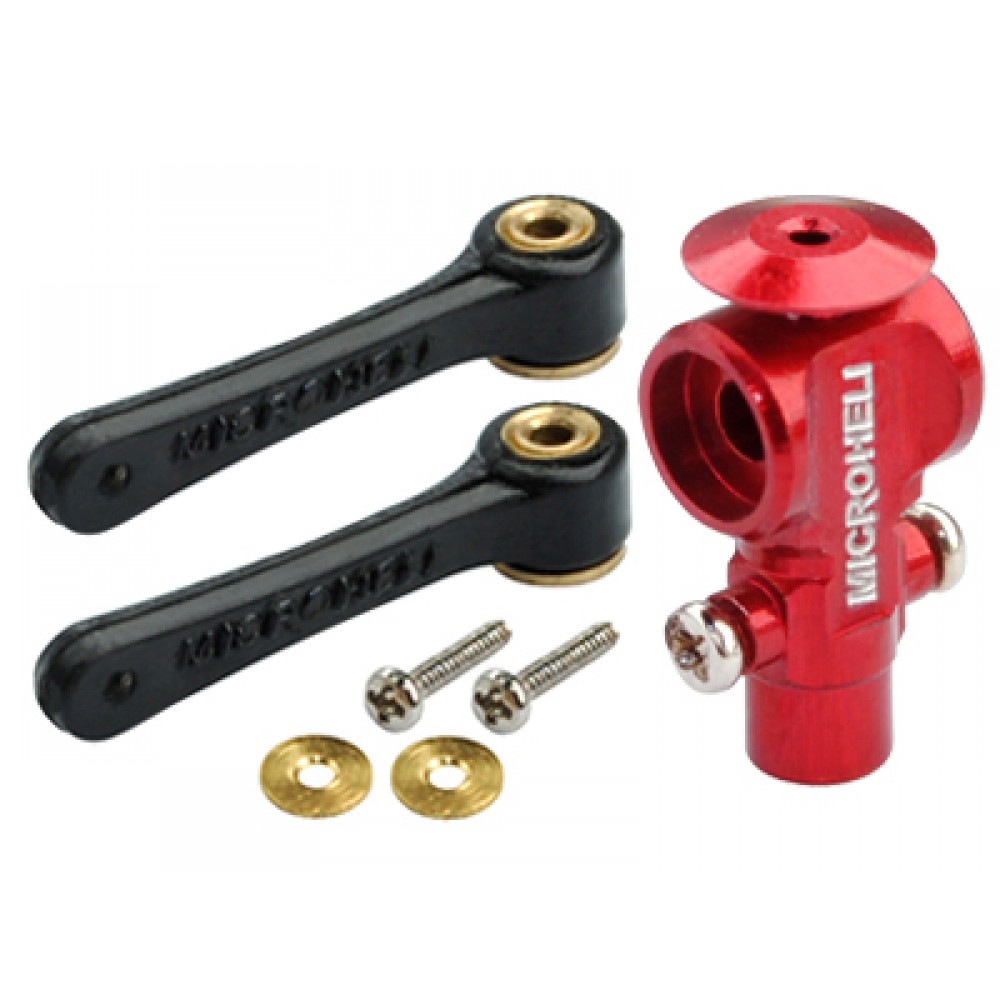 DFC Main Rotor Hub w/ Link set (RED) (for MH Main Rotor series)
