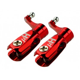 Aluminum Triple Bearing Main Blade Grip (RED) - BLADE NANO CPX / CPS / S2 / S3
