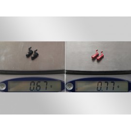 Aluminum Triple Bearing Main Blade Grip (RED) - BLADE NANO CPX / CPS / S2 / S3