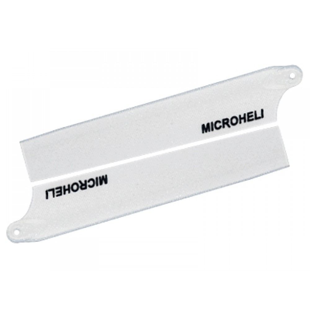 Reflective Plastic Main Blade 85mm (WHITE) - BLADE NANO CPX/S