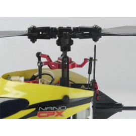 Aluminum Swashplate w/ Anti-Rotation Guide (RED) - BLADE NANO CPX / CPS / S2 / S3