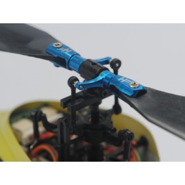 Aluminum Triple Bearing Main Blade Grip (BLUE) - BLADE NANO CPX / CPS / S2 / S3