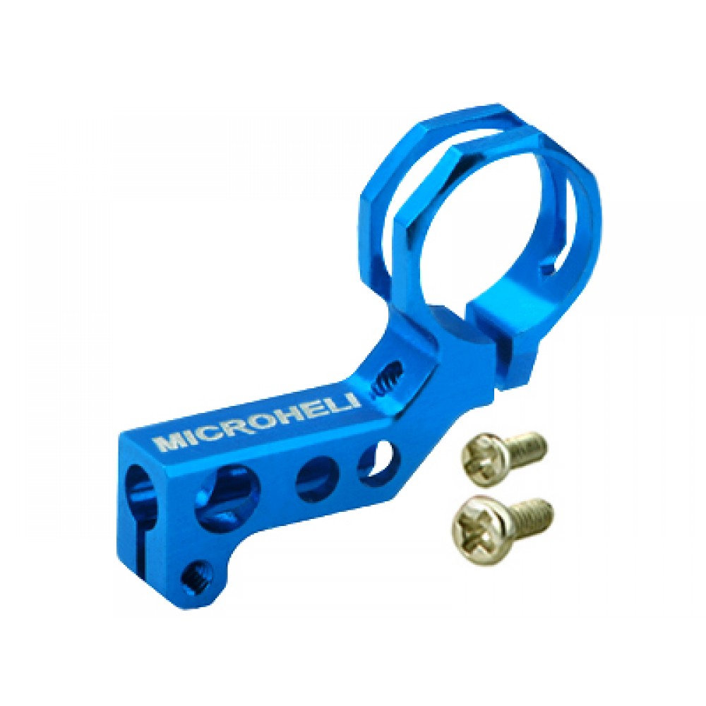 Aluminum Tail Motor Mount (BLUE) - BLADE mSR S / Nano CPX / CPS / S2 / S3