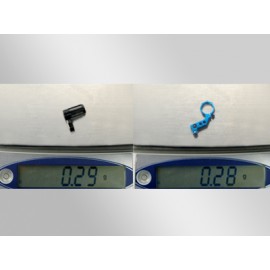 Aluminum Tail Motor Mount (BLUE) - BLADE mSR S / Nano CPX / CPS / S2 / S3