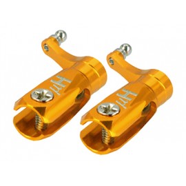 Aluminum Triple Bearing Main Blade Grip (GOLD) - BLADE NANO CPX / CPS / S2 / S3