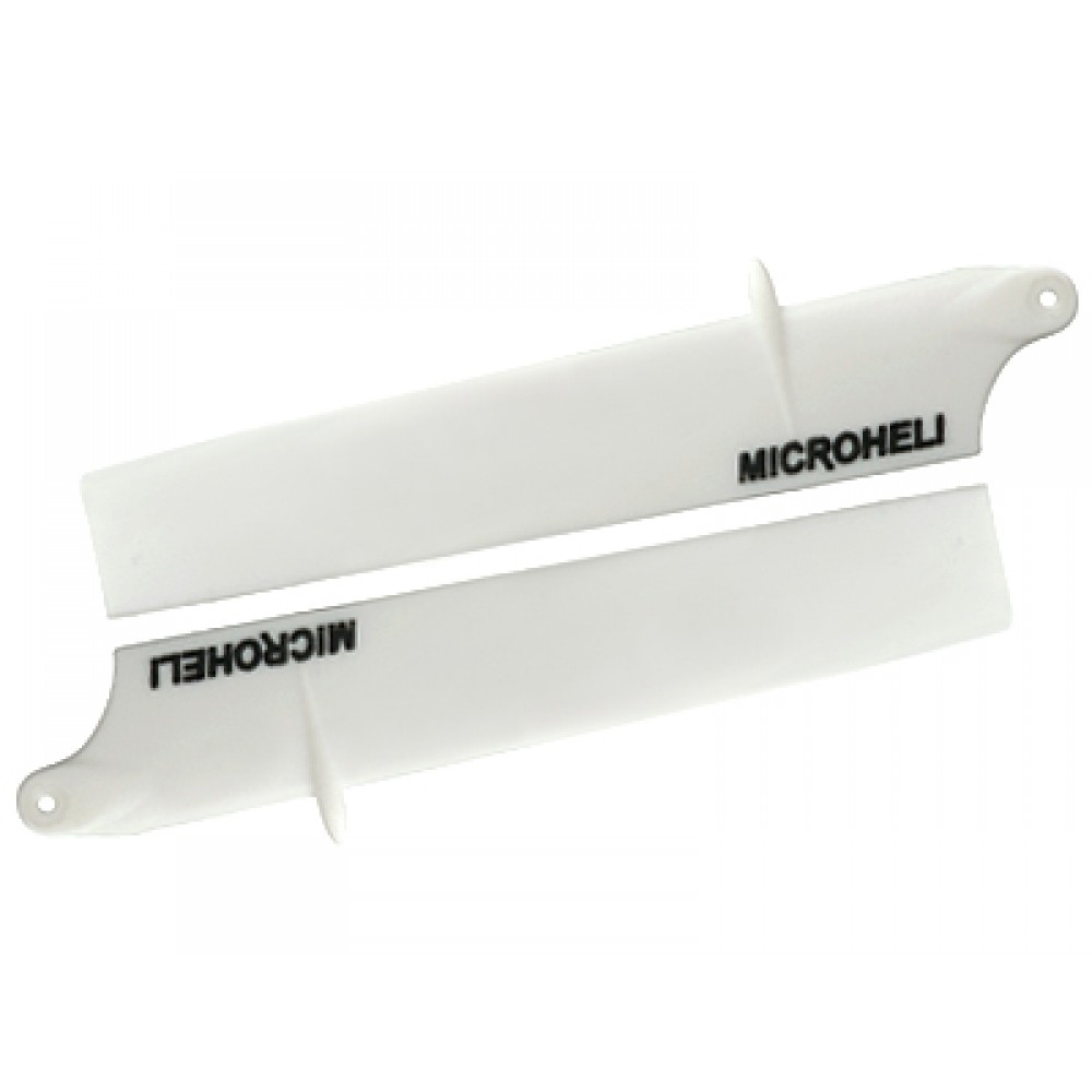 Long Bullet Plastic Main Blade 94mm (WHITE) - BLADE NANO CPX/S