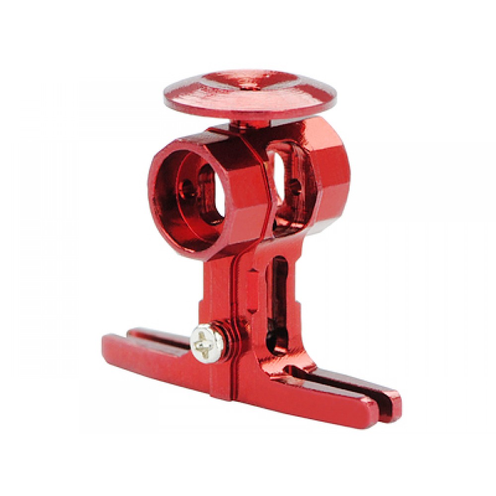 Precision CNC Aluminum Main Rotor Hub w/ Button (RED) - SUPER FP