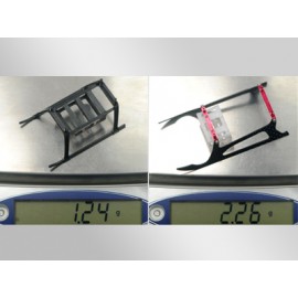 Carbon Fiber Landing Gear set (RED) - SUPER FP