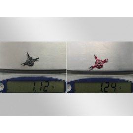 Precision CNC Aluminum Swashplate (RED) - SUPER FP