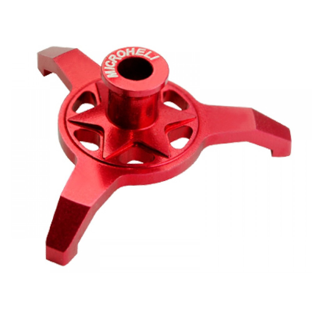 CNC Aluminum Swashplate Leveler (RED) - BLADE 300X