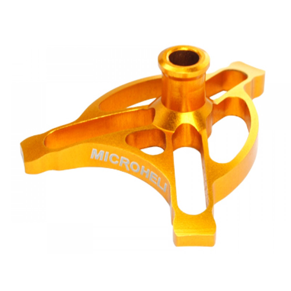 CNC Aluminum Swashplate Leveler (GOLD) - BLADE 130X