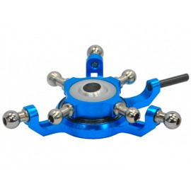 Precision CNC Aluminum Swashplate (BLUE) - BLADE SR