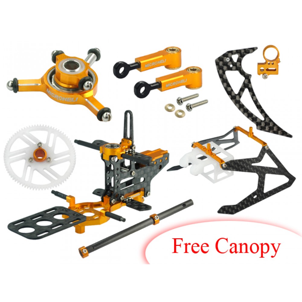 CNC Performance X Frame package (GOLD) - T-REX 150 DFC