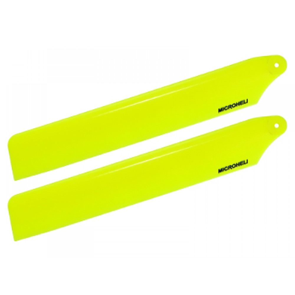 Plastic Main Blade 125mm (YELLOW) - T-REX 150 DFC/150 X