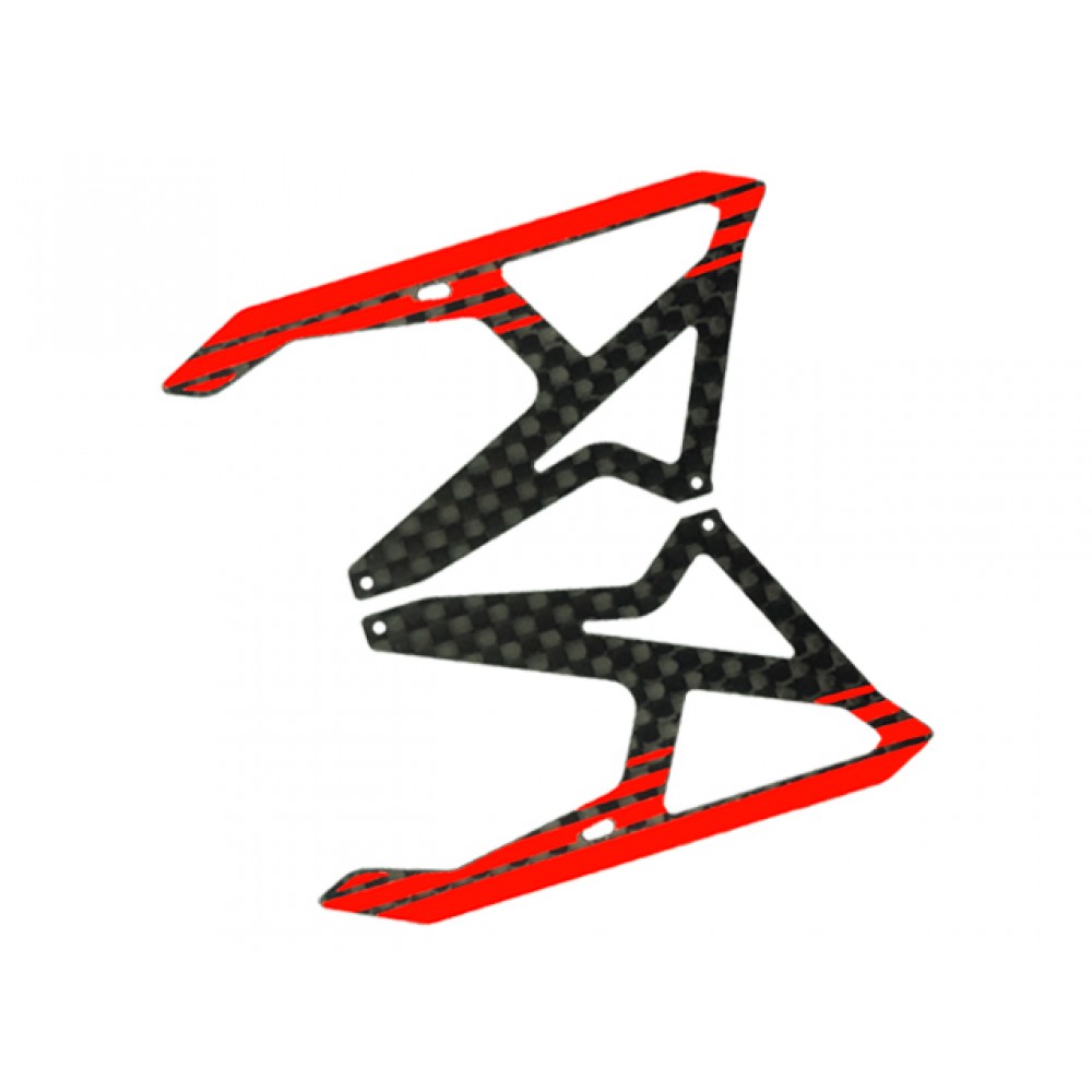 Carbon Fiber Landing Skids (RED) (for MH Landing Gear series)