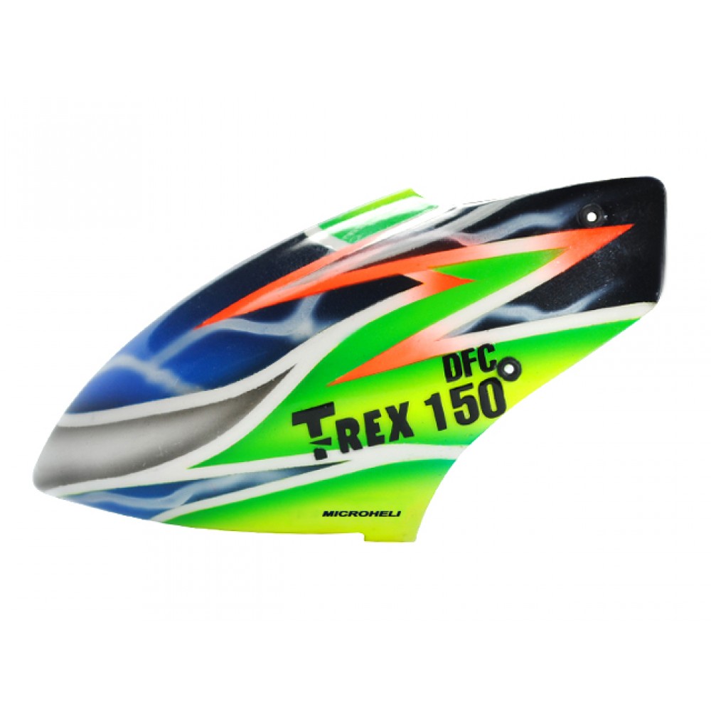 Airbrush Fiberglass Lightning Thunder Canopy - T-REX 150 DFC