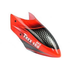 Airbrush Fiberglass Red Racing Canopy - T-REX 150 DFC