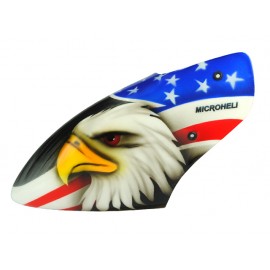 Airbrush Fiberglass Eagle Head Canopy - T-REX 150 DFC