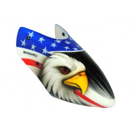 Airbrush Fiberglass Eagle Head Canopy - T-REX 150 DFC
