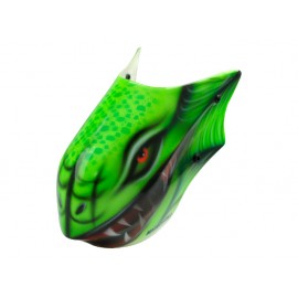Airbrush Fiberglass Green Dinosaur Canopy - T-REX 150 DFC
