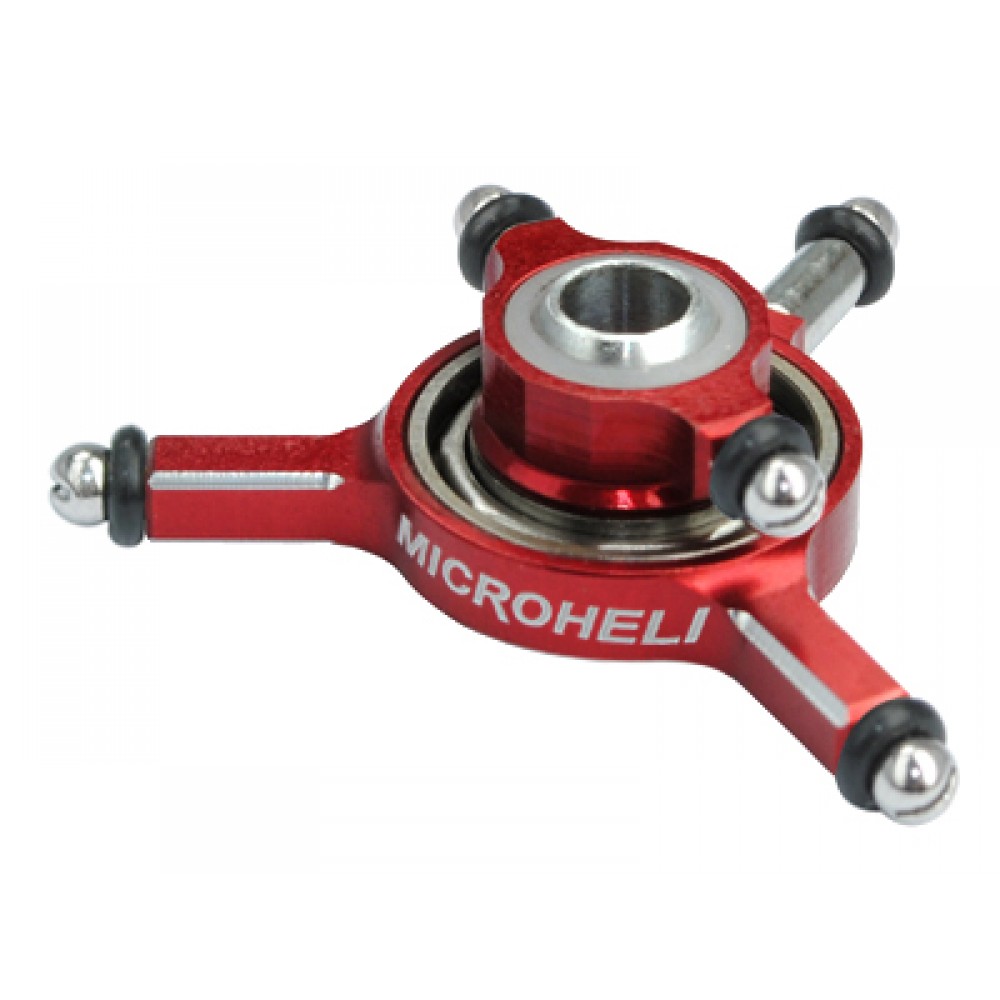 Precision CNC Aluminum Swashplate (RED) - T-REX 150 DFC