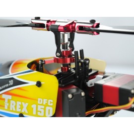 Solid Carbon Main Shaft w/ Collar set (RED) - T-REX 150 DFC/150 X