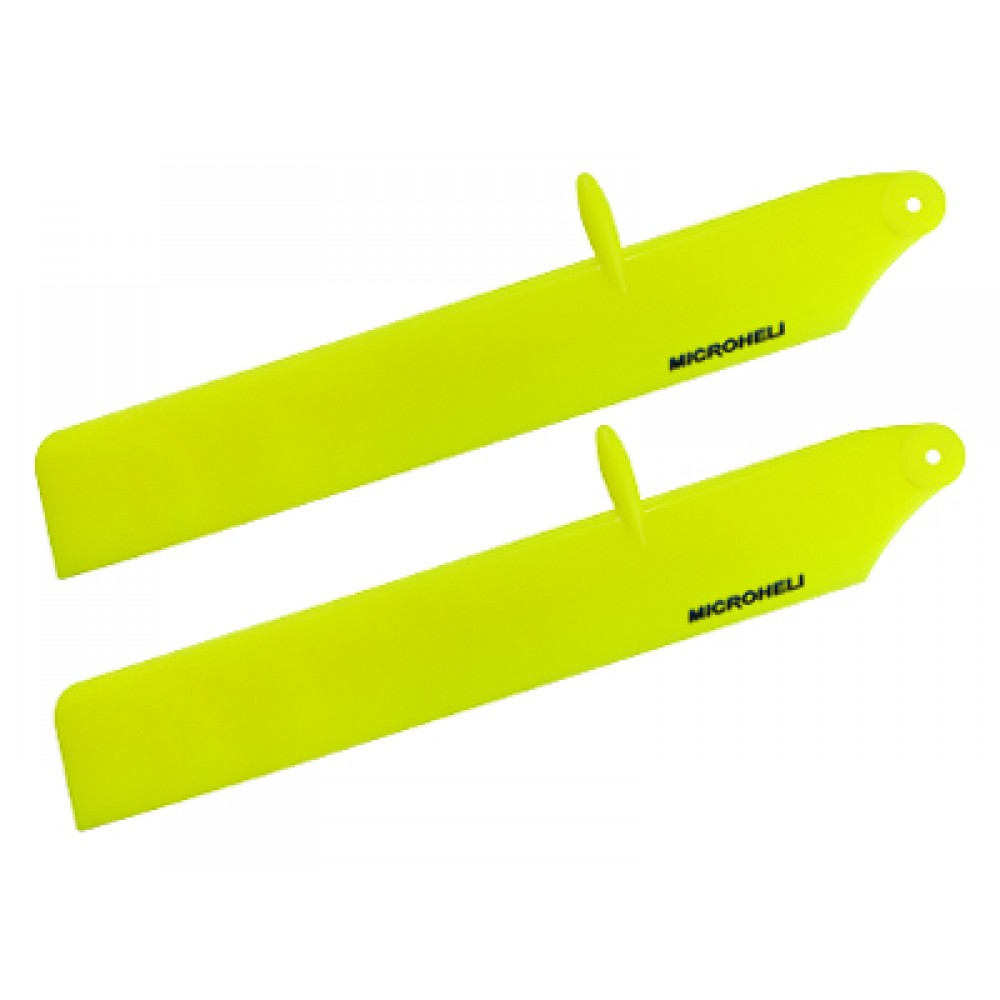 Bullet Plastic Main Blade 125mm (YELLOW) - T-REX 150 DFC