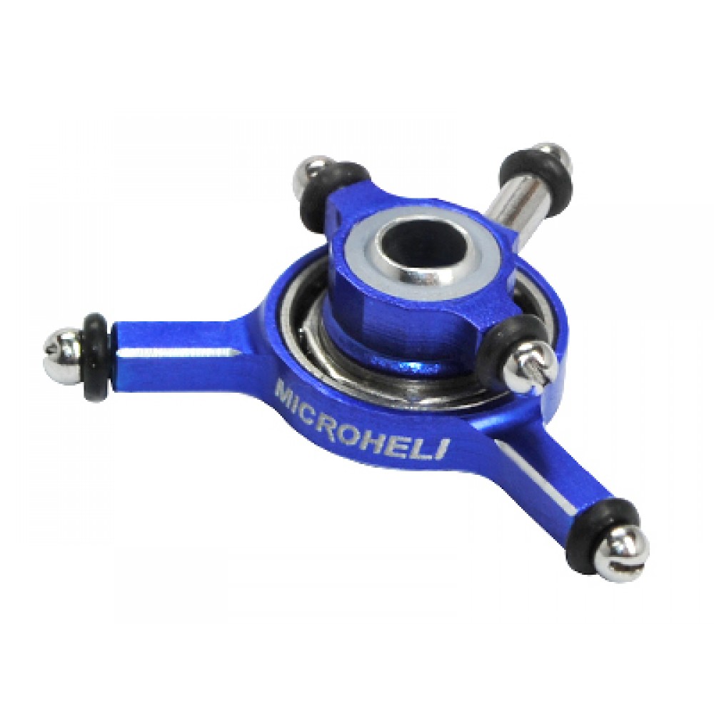 Precision CNC Aluminum Swashplate (BLUE/PURPLE) - T-REX 150 DFC
