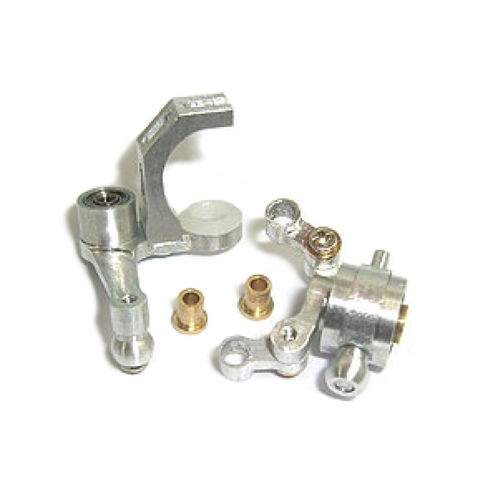 Aluminum Dual Arm Tail Pitch Lever/Slider set - T-REX 250/SE