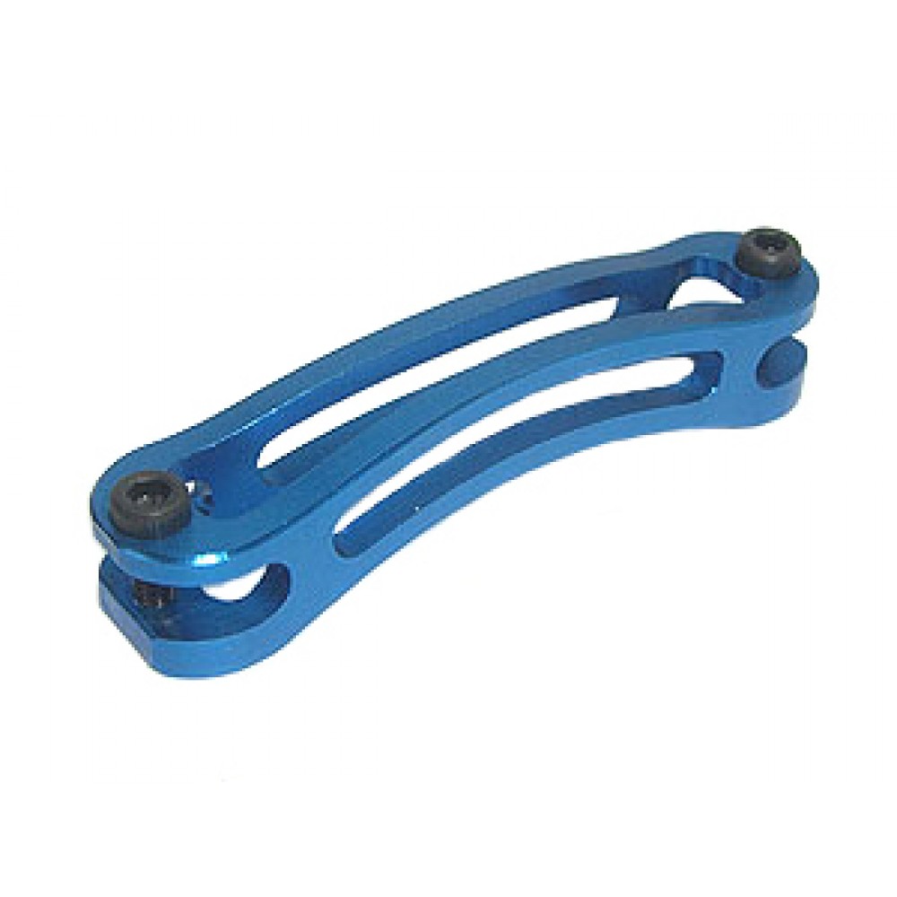 Aluminum Tail Boom Support Brace (BLUE) - T-REX 500/550E