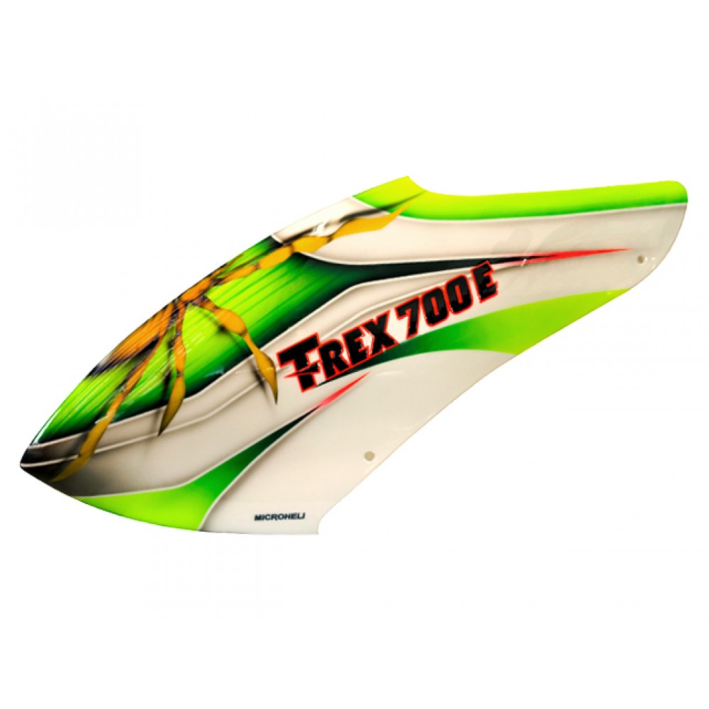 Airbrush Fiberglass Gold Spider Canopy - T-REX 700E