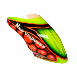 Airbrush Fiberglass Red Snake Canopy - WALKERA V120D02S