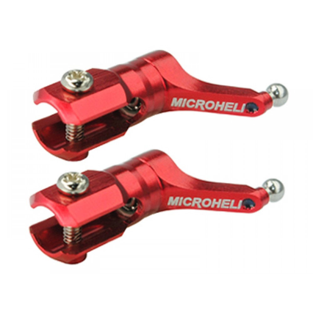 Precision CNC Aluminum Main Blade Grips (RED) - WALKERA V120D02S