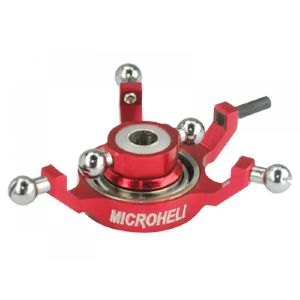 Precision CNC Aluminum Swashplate (RED) - WALKERA V120D02S