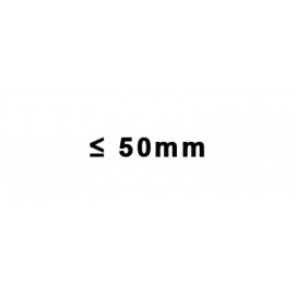 ≤ 50mm