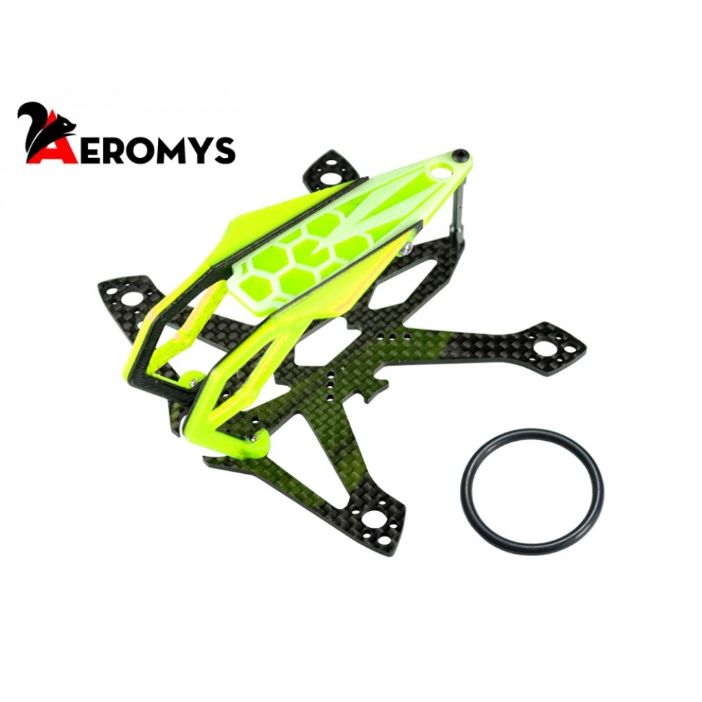 AEROMYS 100 Racing Frame Kit (YELLOW)