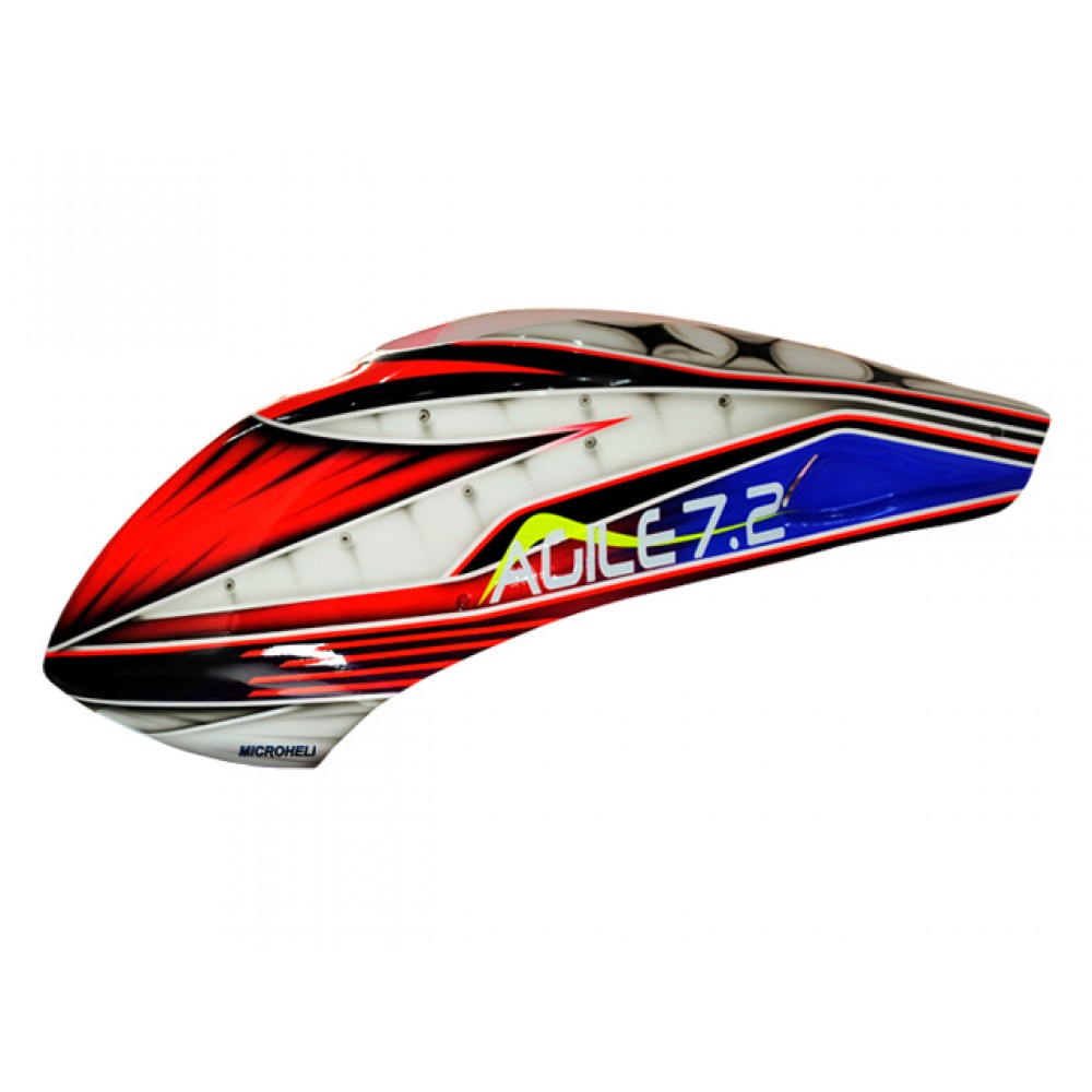 Airbrush Fiberglass Express Train Canopy - AGILE 7.2