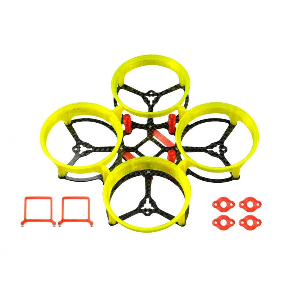 CNC Carbon Fiber W/ 3D Printing Ducted Style "D" Frame (YL) - BETA 75X