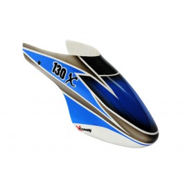 XCanopy Airbrush Fiberglass Blue Sky Canopy - BLADE 130X