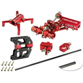 Blade 130 X Tail Boom Round 4mm Combo (R) (for MH Frame series)