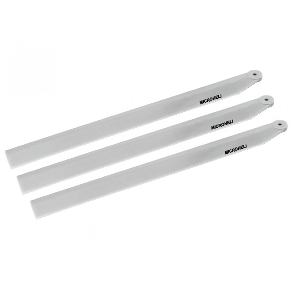 Plastic Triple Main Blade 125mm (GREY) (for MH Triple Blade Conversion set) - BLADE 130 X