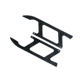 Carbon Fiber Landing Skids "D" Style (for MH-130X006/106 series)