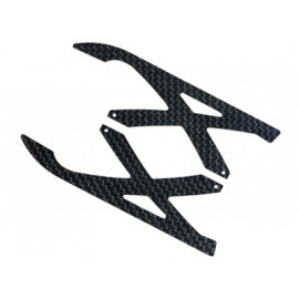 Carbon Fiber Landing Skids "X" Style (for MICROHELI Landing Gear)